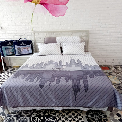 Bộ chăn ga gối cao cấp Sông Hồng UC21006