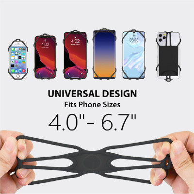 CrossBody PhoneTie 2-Card Holder hàng chính hãng Bone