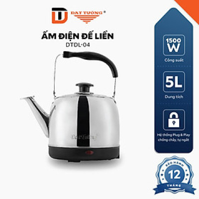 Ấm Đế Liền Vòi Dài 5L Đạt Tường - DTDL04, 06 - Hàng Chính Hãng - DTDL04