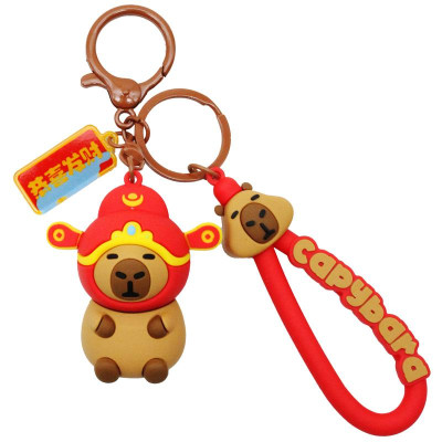 Móc Khóa Nhựa Capybara Thần Tài - ZooZoo 7501