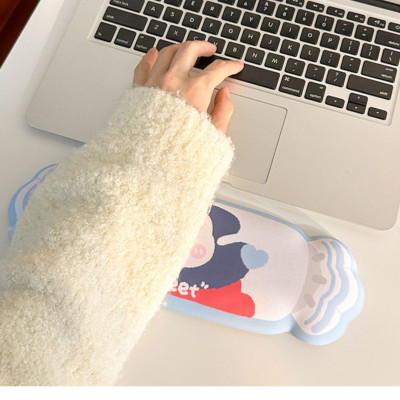 Miếng Kê Tay Bàn Phím, Đệm Lót Chuột Mouse Pad Thỏ Kẹo Ngọt_ Hàng Chính Hãng