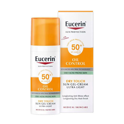 Gel Chống Nắng Cho Da Nhờn Mụn Eucerin Sun Gel-Cream Dry Touch Oil Control SPF50+ (50ml)