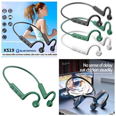 1 TAI ĐEO NGHE NHẠC KẾT BLUETOOTH DẪN XƯƠNG ÂM THANH CỰC HAY CHUẨN CHẤT LƯỢNG CHO MỌI NGƯỜI