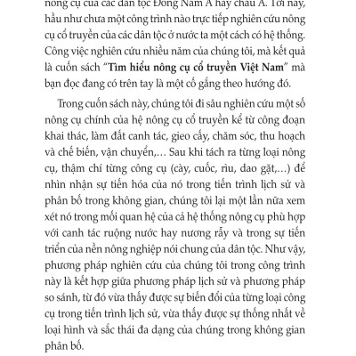 Tìm Hiểu Nông Cụ Cổ Truyền Việt Nam