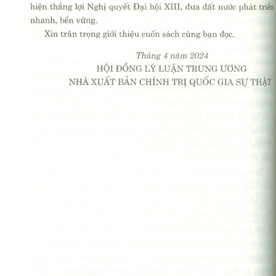 Cả Nước Đồng Lòng, Tranh Thủ Mọi Thời Cơ, Vượt Qua Mọi Khó Khăn, Thách Thức, Quyết Tâm Thực Hiện Thắng Lợi Nghị Quyết Đại Hội XIII Của Đảng - TBT Nguyễn Phú Trọng