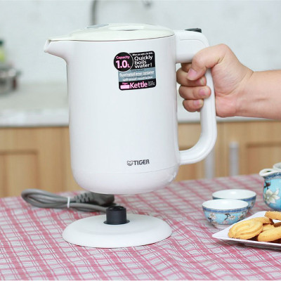 HÀNG CHÍNH HÃNG: BÌNH ĐUN SIÊU TỐC TIGER PFY-A10W (1.0L) MÀU HỒNG/ TRẮNG