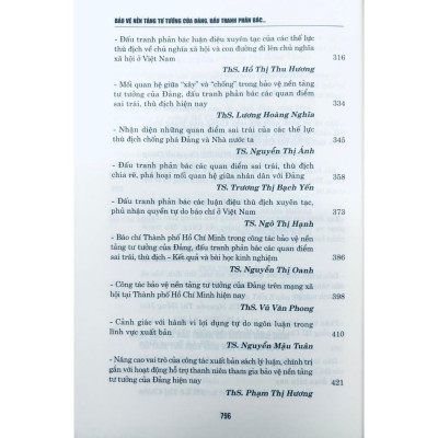 Sách - Bảo Vệ Nền Tảng Tư Tưởng Của Đảng, Đấu Tranh Phản Bác Các Quan Điểm Sai Trái, Thù Địch Trong Tình Hình Mới - NXB Chính Trị Quốc Gia