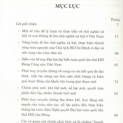 Sách - Một số vấn đề lý luận và thực tiễn về chủ nghĩa xã hội và con đường đi lên chủ nghĩa xã hội ở Việt Nam