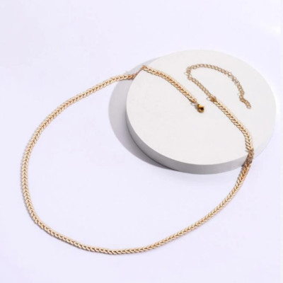 Thắt lưng xích lá bản nhỏ fashion nam nữ unisex cá tính siêu tôn dáng