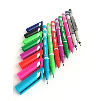 Bút kỹ thuật STABILO Sensor 0.3mm SENF (Xanh, Đen, Đỏ, Xanh lá, Hồng, Tím, Xanh nhạt, Xanh lá nhạt) - Tím