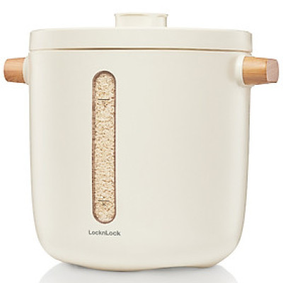 Thùng Đựng Gạo Chân Không Lock&Lock Vacuum Rice Keeper EJR973WHT 5V, 3W, 7L - Màu Trắng