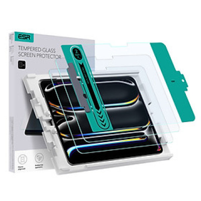 Kính cường lực ESR Tempered-Glass Screen cho các dòng Ipad Pro 13/ Pro 11/ Air 13/Air 4/5/ Gen 10/ Pro 12.9  kèm kit dán_ Hàng chính hãng