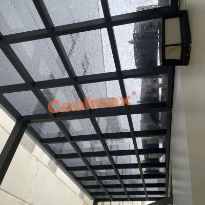 Tấm poly đặc Coolmax 2,8ly, khổ rộng 2,1m - tấm lợp lấy sáng - tấm nhựa trong suốt