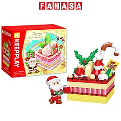 Đồ Chơi Lắp Ráp Chủ Đề Giáng Sinh - Sweet Mousse Player Cake - Keepplay K29803 (126 Mảnh Ghép)