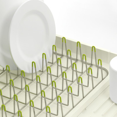 Joseph Joseph - Kệ để chén đĩa cao cấp Extend Expandable Dish Drainer White 850710