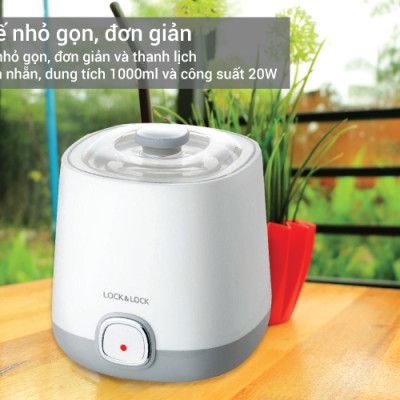 Máy Làm Sữa Chua Lock&Lock EJY110SLV (1000ml) - Hàng chính hãng
