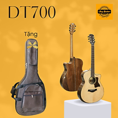 Đàn guitar acoustic DT700 Duy Guitar Store thùng đàn gỗ điệp gỗ còng cho chất âm thanh tốt sử dụng lâu dài cần đàn cẩn xà cừ tinh xảo