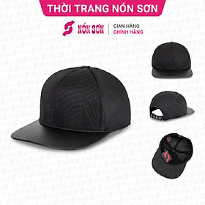 ƯU ĐÃI - Mũ snapback hiphop nam nữ NÓN SƠN chính hãng MC210BK-ĐN2