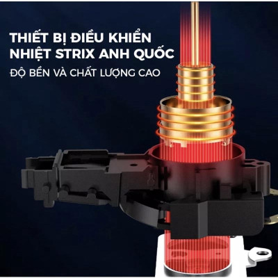 Günter & Hauer Bình Đun Siêu Tốc Bình Trà Điện Thủy Tinh 1,7L LED Dây Đèn Vòng Xanh và Thiết Bị Điều Khiển EK100 - Hàng chính hãng