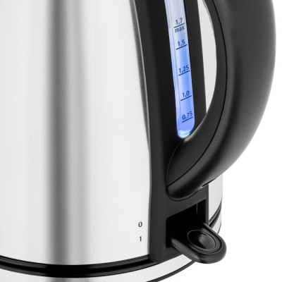Ấm Siêu Tốc WMF STELIO Kettle 1.7L Hàng Chính Hãng, Công suất 2400W, Tự Ngắt Khi Sôi, Có Khóa An Toàn - 0413020012