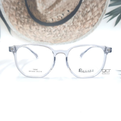 GỌNG KÍNH CẬN NAM NỮ THỜI TRANG, PHOM TRÒNG LỤC GIÁC, CHÍNH HÃNG REGARD RP3009