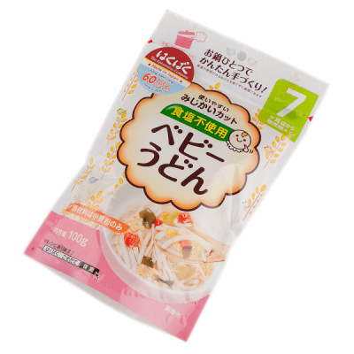 Combo 3 Mì ăn dặm Hakubaku Baby Udon dành cho trẻ từ 7 tháng tuổi