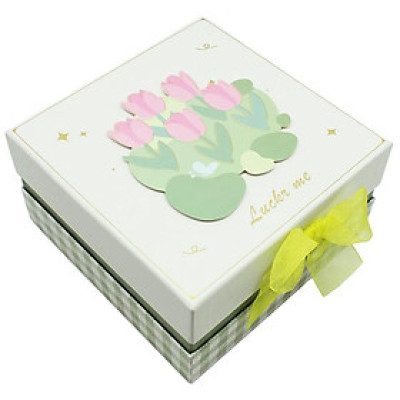 Hộp Quà Vuông Nắp Rời Size Vừa 18 x 18 cm - Zhe Jang NC06-52