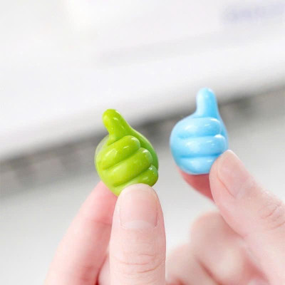 Sét 5 Móc treo dây cáp sạc hình bàn tay silicon dán mọi nơi Treo Tường