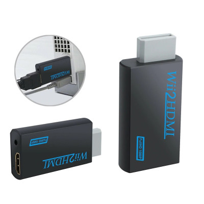 Hàng Chính Hãng - Bộ Chuyển Đổi Wii Sang HDMI 1080p - Cáp HDMI, Plug & Play, Hỗ trợ tất cả các chế độ hiển thị WII (NTSC, PAL 480i, 480p, 576i),Độ phân giải đầu ra 720P hoặc 1080P, Kích thước nhỏ gọn, tiện lợi - ROGTZ