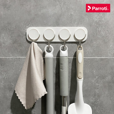 Thanh 4 Móc Treo Dán Tường, Móc Treo Đồ Đa Năng Parroti Handy HD41