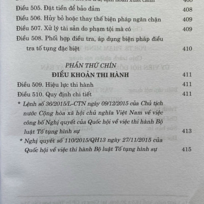 Bộ luật tố tụng hình sự (hiện hành) (sửa đổi, bổ sung năm 2021)