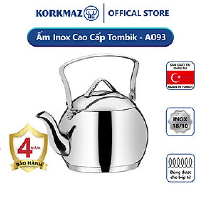 Ấm inox 18/10 Korkmaz Tombik 2 lít