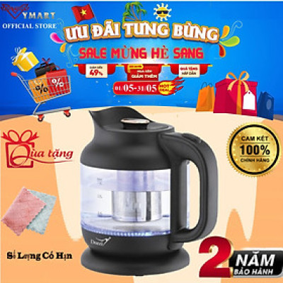 Ấm siêu tốc có lọc trà 1.2lít DZE168 Dozzi (Hàng chính hãng)