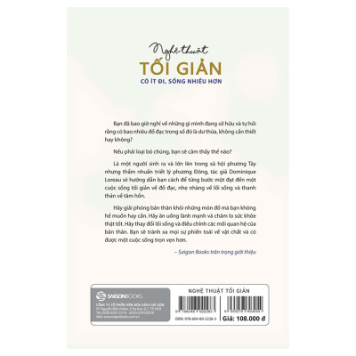 Nghệ Thuật Tối Giản: Có Ít Đi, Sống Nhiều Hơn (SGB)