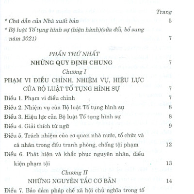 Bộ Luật Tố Tụng Hình Sự (Hiện Hành) (Sửa Đổi, Bổ Sung Năm 2021)