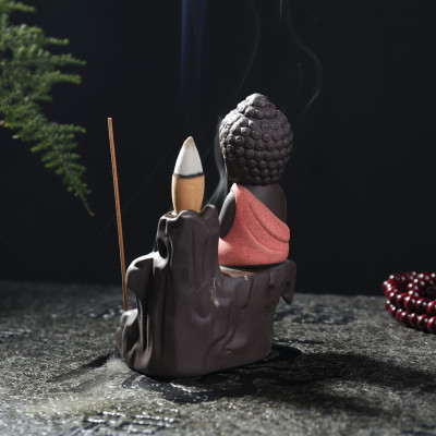 Thác Khói Trầm Hương Tượng Phật ngồi thiền 