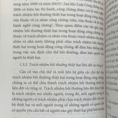 Trách nhiệm bồi thường thiệt hại trong hoạt động công chứng theo pháp luật Việt Nam