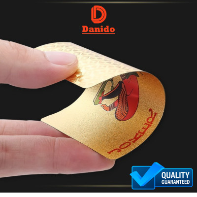 Bộ bài tây PVC mạ vàng 24k cao cấp, Bộ bài Poker mạ vàng chất liệu đàn hồi chống thấm nước - Hàng chính hãng D Danido