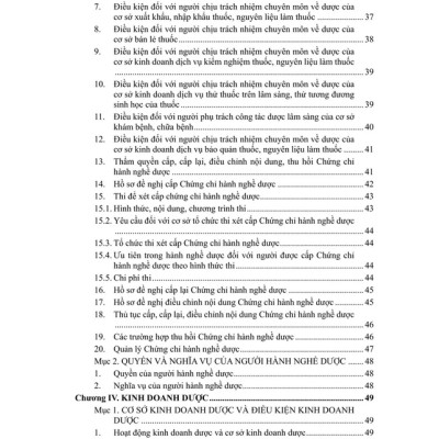 Chỉ Dẫn Áp Dụng Luật Dược sđ, bs 2024 – Những Quy Định Mới Về Hành Nghề, Kinh Doanh, Đăng Ký, Lưu Hành, Thu Hồi Thuốc, Nguyên Liệu Làm Thuốc Và Quản Lý Giá Thuốc (V2551T)