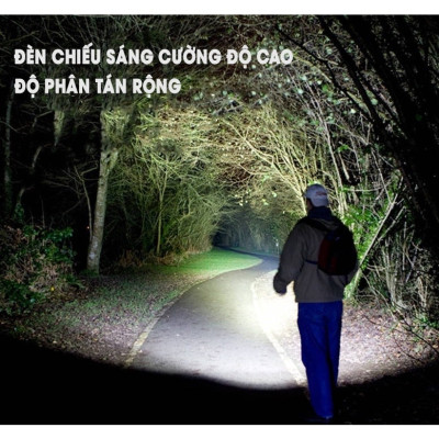 Đèn pin cầm tay  với 3 chế độ siêu sáng  kèm hộp đựng sang trọng , có zoom ,dây cắm sạc  ,chống sốc , chống nước nhỏ gọn tiện lợi