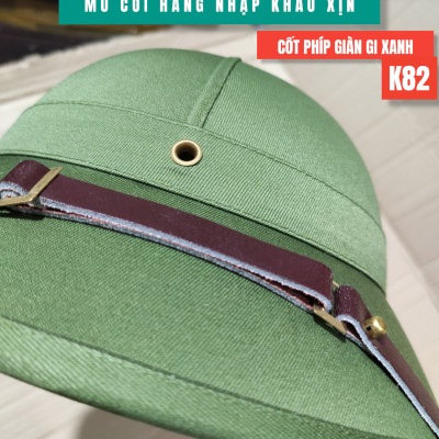 Mũ Cối Tàu Siêu Bền Mũ cối ARMY K82 Chất Vải Bọc Mũ Gabadin Lòng Cốt Phíp Giàn Gi Xanh - 100kg Đứng Ngồi Lên Mũ Thoải Mái - Cách nhiệt, cách nước