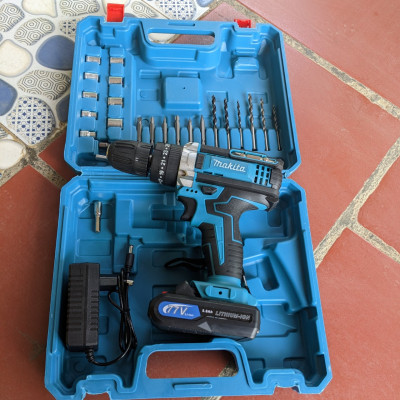 Makita Máy Khoan Pin Cao Cấp - Máy Bắt Vít Lõi Đồng, Đầy Đủ Phụ Kiện Loại Tốt
