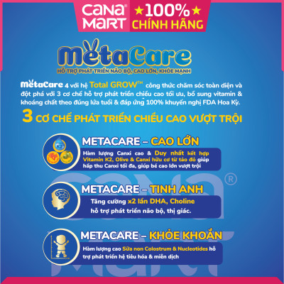 Thùng sữa nước Nutricare Metacare OPTI hỗ trợ hệ tiêu hóa và miễn dich (180ml)