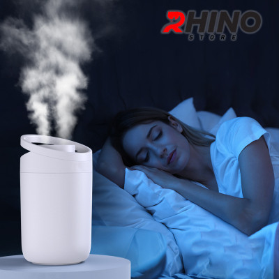 Máy phun sương tạo ẩm tinh dầu cỡ lớn Rhino H806 3000ml, 2 lõi phun, dung tích lớn cho không gian rộng - Hàng chính hãng
