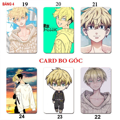 Card bo góc Chifyu Matsuno Tokyo Revenger/ Thẻ card chifuyu matsuno anime Tokyo Revenger