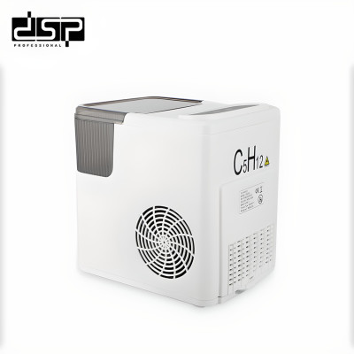 Máy làm đá viên siêu tốc, chỉ trong 6 phút Thương hiệu Nga cao cấp DSP KD8001, Công suất làm đá 90-165W, sản lượng 12kg/24h, Dung tích bình chứa 1,4 lit - HÀNG NHẬP KHẨU, BẢO HÀNH 12 THÁNG