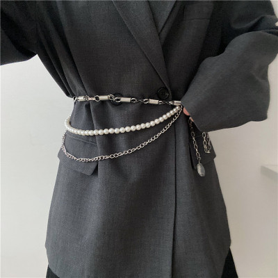 Belt xích Chuỗi thắt lưng kim loại titan không gỉ cá tính phối nhiều layer nhiều kiểu đeo sáng tạo cá tính ấn tượng nam và nữ unisex