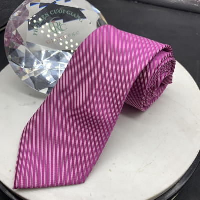 Cà vạt nam bản 8cm Giangpkc calavat tím