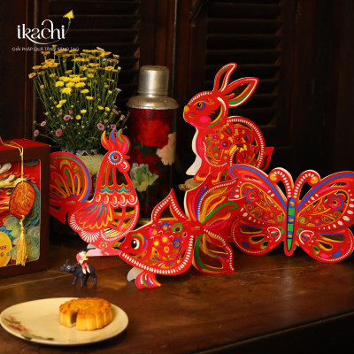 Lồng đèn Trung Thu - Lồng đèn trang trí "Ký ức tuổi thơ" hình Bướm (size mini)