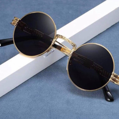 Kính xinh, Kính râm, Kính mát Mắt tròn gọng lò xo ulzzang Hàn Quốc cao cấp + tặng Tuavit Kính xinh Mini đa năng